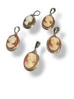 Anhänger Mandile 1922 Dame Cammei  in Silber Conchiglia 2MCICM226 - 2MCICM226